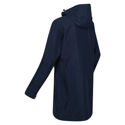 Navy - Side - Regatta Womens-Ladies Blakesleigh Waterproof Jacket