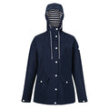 Navy - Front - Regatta Womens-Ladies Bayarma Lightweight Waterproof Jacket