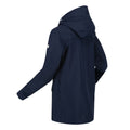 Navy - Side - Regatta Womens-Ladies Bayarma Lightweight Waterproof Jacket