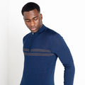 Nightfall Navy-Ebony - Lifestyle - Dare 2B Mens Unite Us Knitted Half Zip Sweatshirt