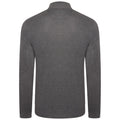 Charcoal Grey-Black - Back - Dare 2B Mens Unite Us Knitted Half Zip Sweatshirt