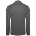 Charcoal Grey-Black - Back - Dare 2B Mens Unite Us Knitted Half Zip Sweatshirt