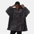 Seal Grey - Side - Regatta Mens Pro Snuggler Fleece Hoodie