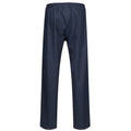 Navy - Pack Shot - Regatta Mens Stormflex II Waterproof Rain Trousers