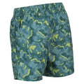 Sea Pine-Green Algae - Lifestyle - Regatta Boys Skander II Camo Swim Shorts