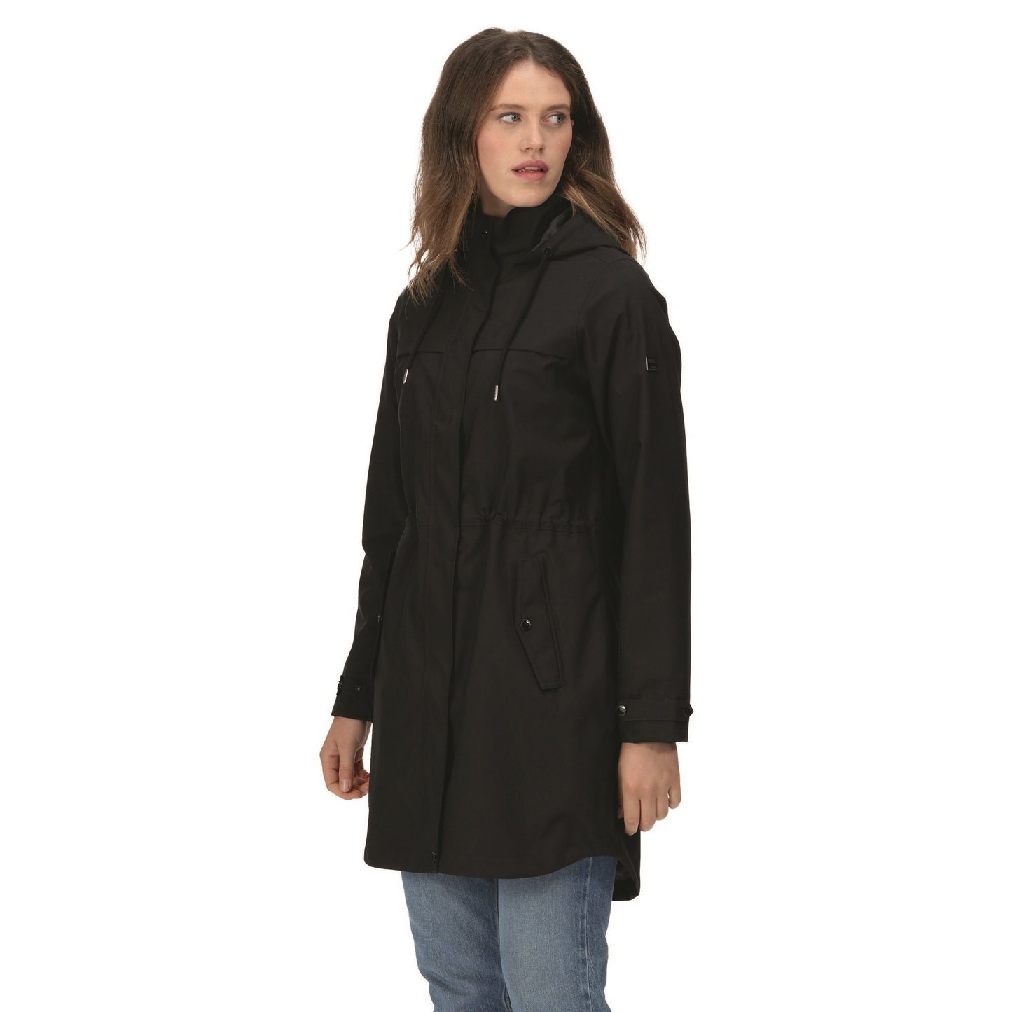 Black - Back - Regatta Womens-Ladies Adasha Waterproof Jacket