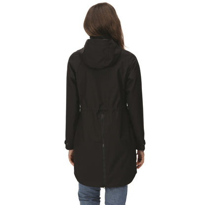 Black - Side - Regatta Womens-Ladies Adasha Waterproof Jacket