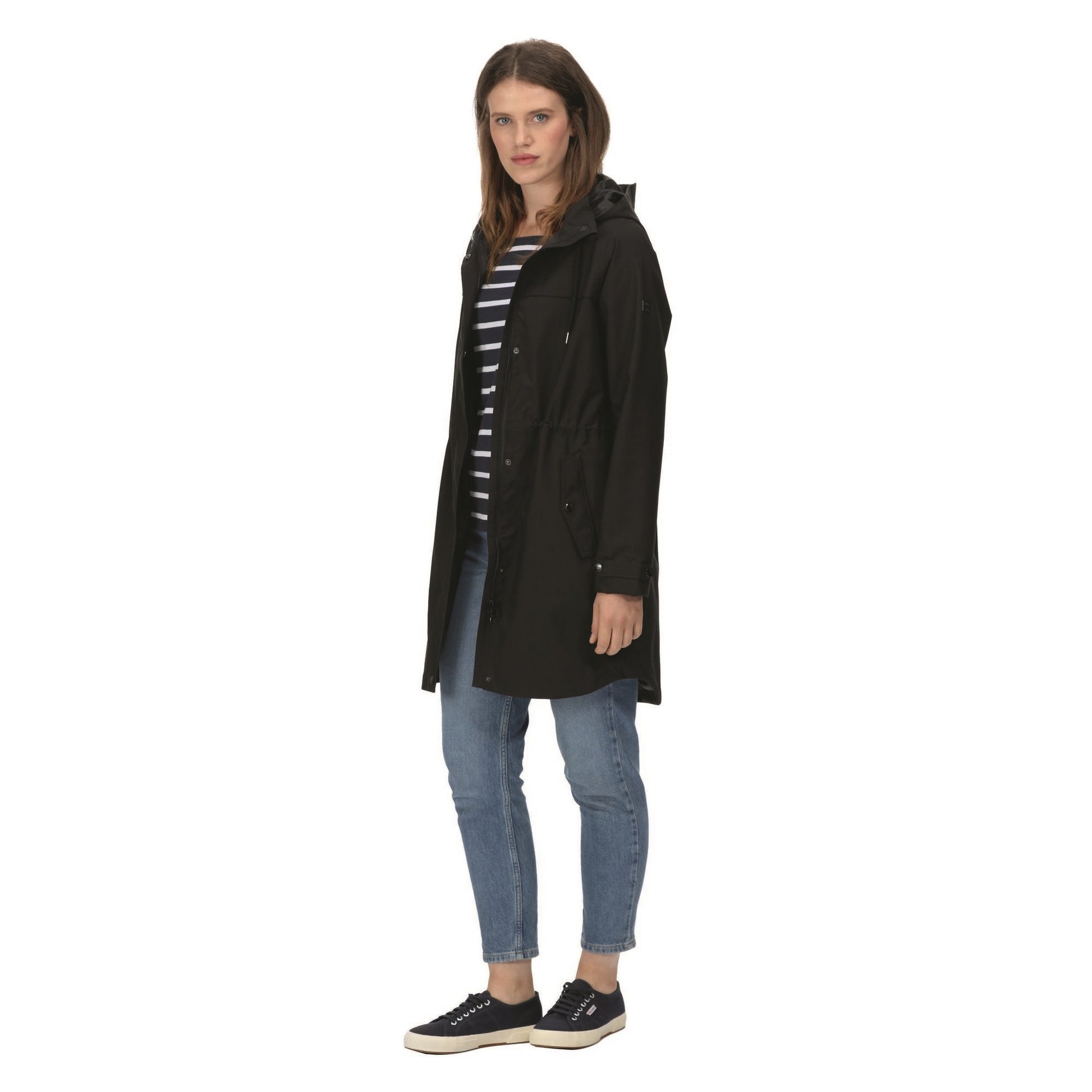 Black - Lifestyle - Regatta Womens-Ladies Adasha Waterproof Jacket