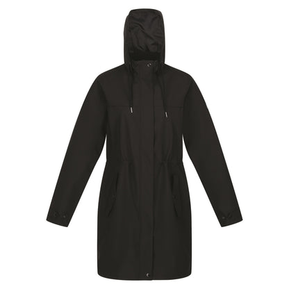 Black - Front - Regatta Womens-Ladies Adasha Waterproof Jacket