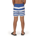 Lapis Blue - Side - Regatta Boys Skander II Striped Swim Shorts
