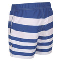 Lapis Blue - Close up - Regatta Boys Skander II Striped Swim Shorts