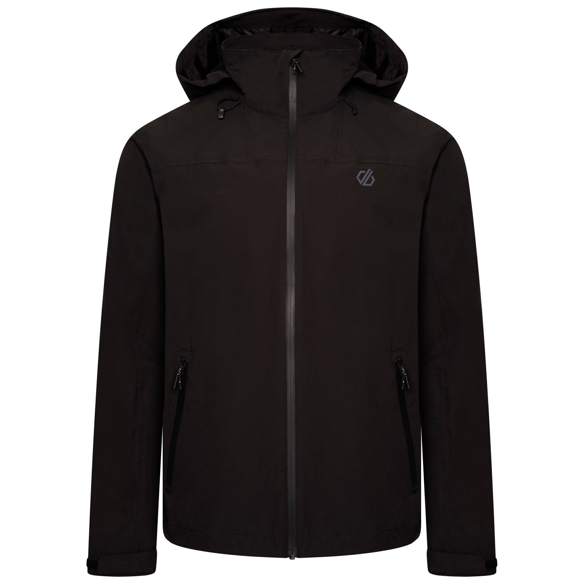 Black - Front - Dare 2B Mens Switch Out Recycled Waterproof Jacket