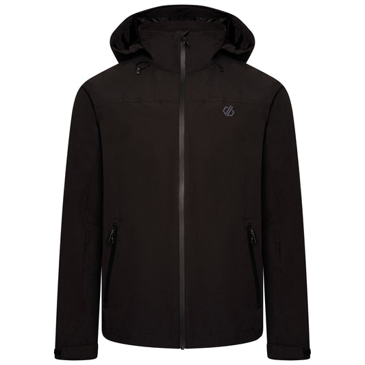 Black - Front - Dare 2B Mens Switch Out Recycled Waterproof Jacket