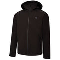 Black - Side - Dare 2B Mens Switch Out Recycled Waterproof Jacket