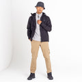 Black - Lifestyle - Dare 2B Mens Switch Out Recycled Waterproof Jacket