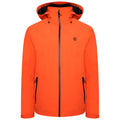Burnt Salmon - Front - Dare 2B Mens Switch Out Recycled Waterproof Jacket