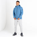 Stellar Blue - Close up - Dare 2B Mens Switch Out Recycled Waterproof Jacket