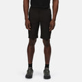 Black - Side - Regatta Mens Highton Walking Shorts