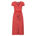 True Red-White - Front - Regatta Womens-Ladies Maisyn Stripe Shirt Dress