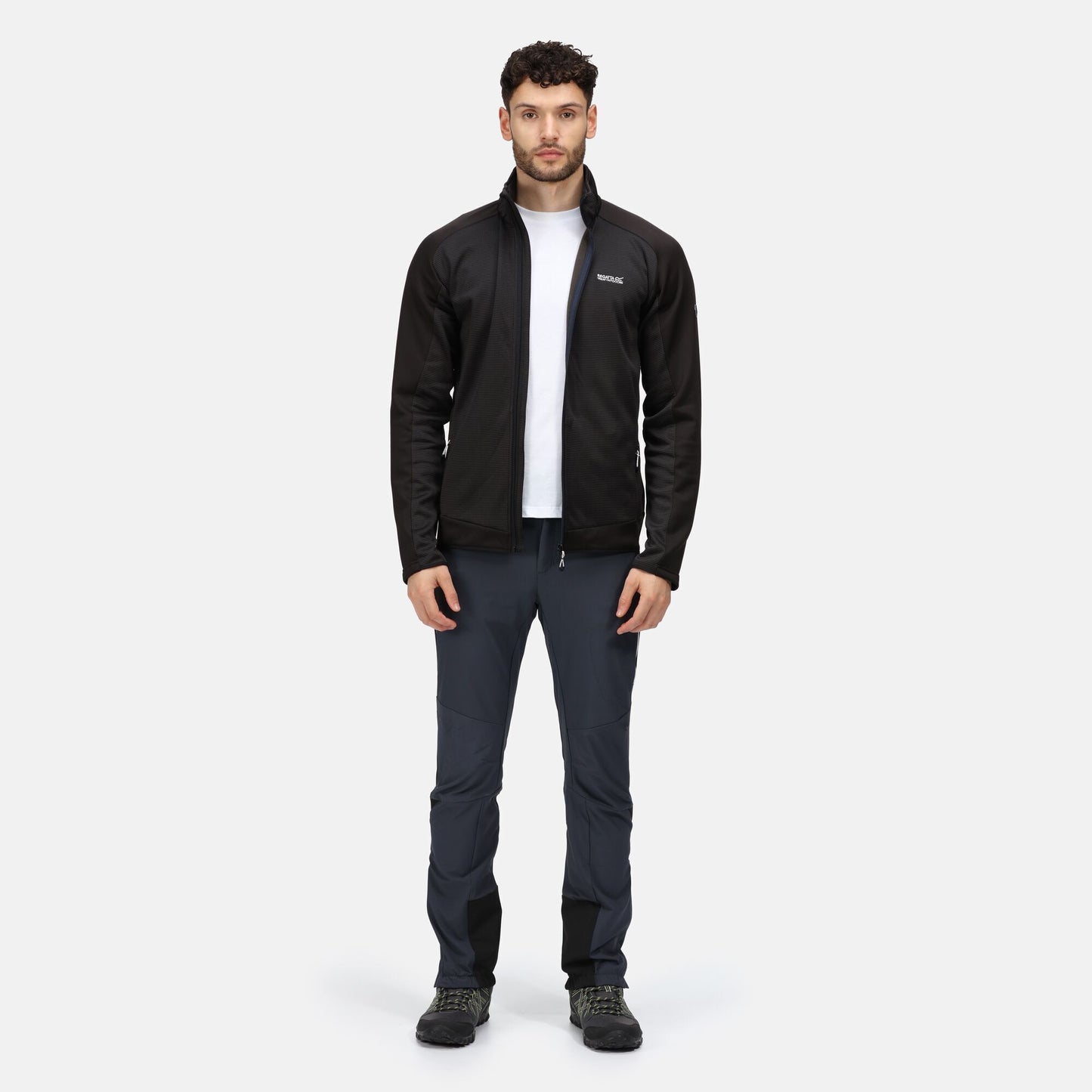 Black - Lifestyle - Regatta Mens Highton II Fleece Jacket