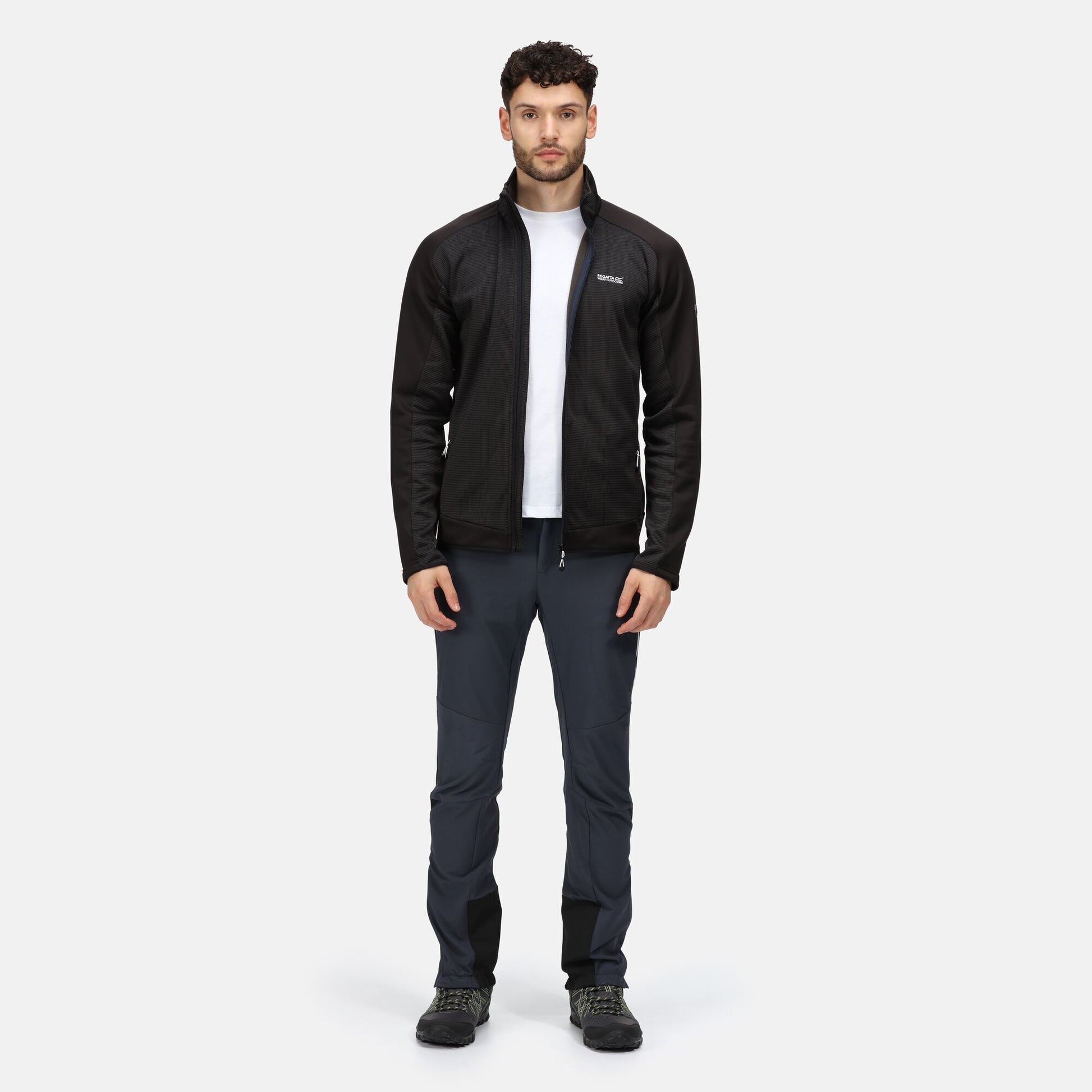 Black - Lifestyle - Regatta Mens Highton II Fleece Jacket