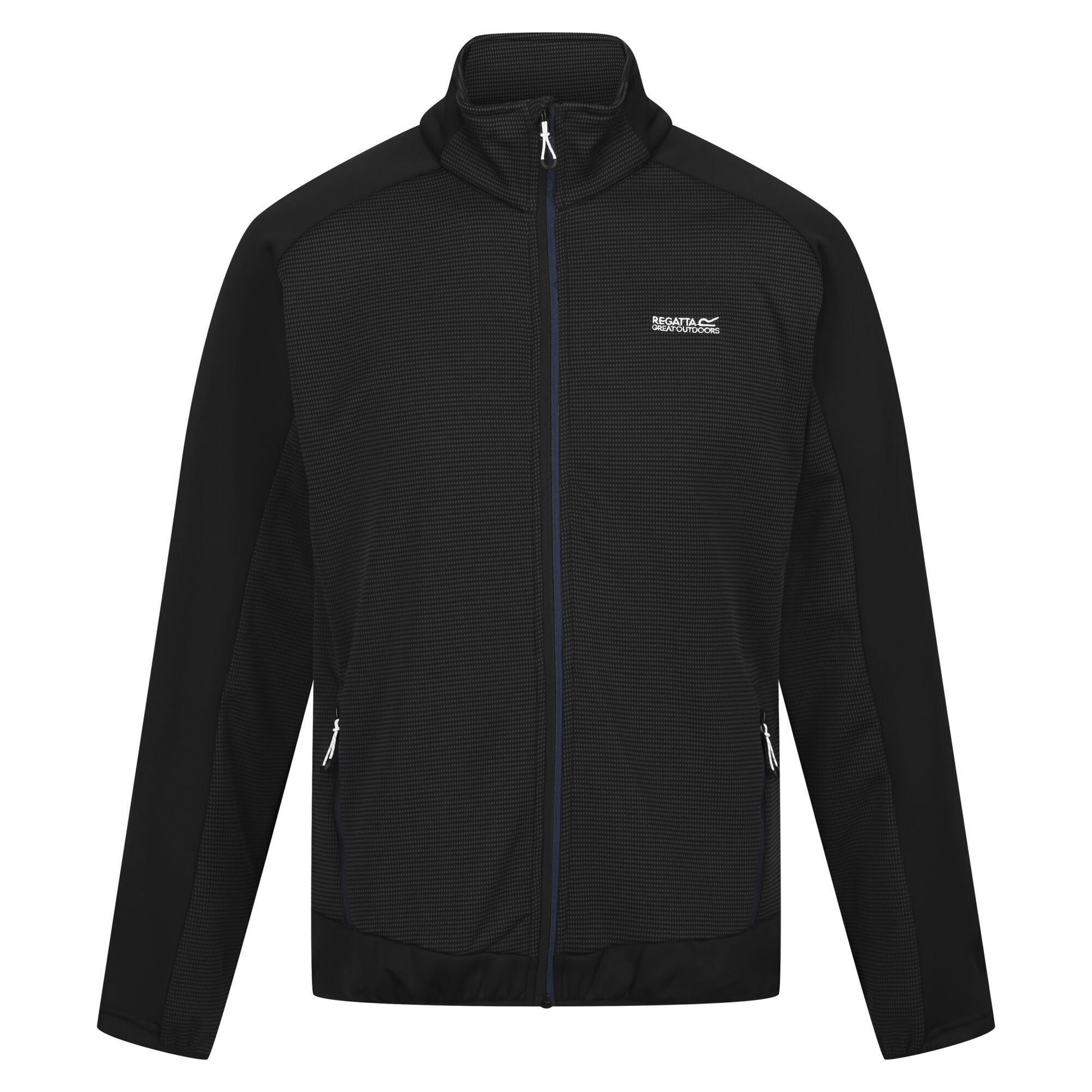 Black - Front - Regatta Mens Highton II Fleece Jacket