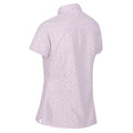 Pastel Lilac - Side - Regatta Womens-Ladies Mindano VI Daisy Short-Sleeved Shirt