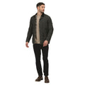 Dark Khaki - Back - Regatta Professional Mens Waxed Jacket