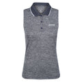 Navy - Front - Regatta Womens-Ladies Tima II Sleeveless Polo Shirt