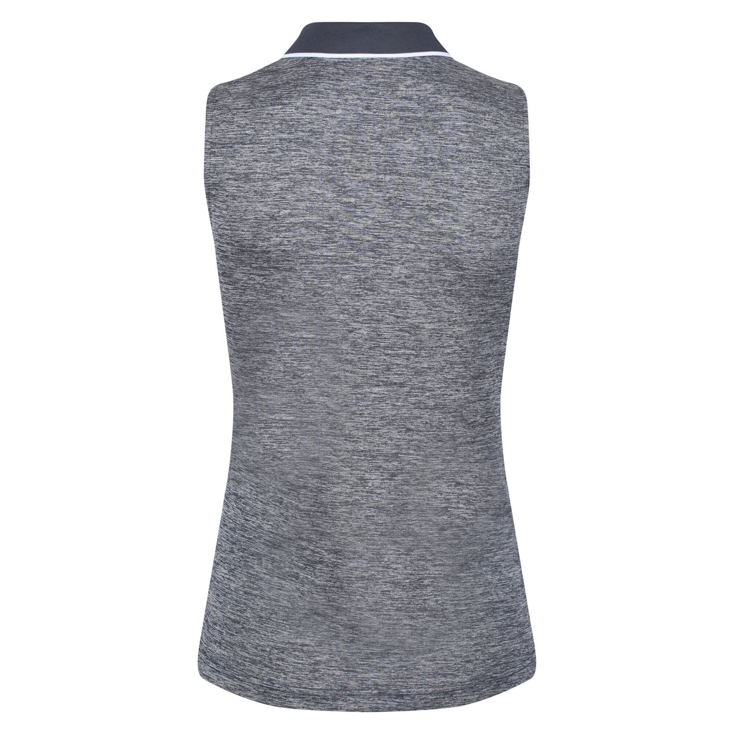 Navy - Back - Regatta Womens-Ladies Tima II Sleeveless Polo Shirt