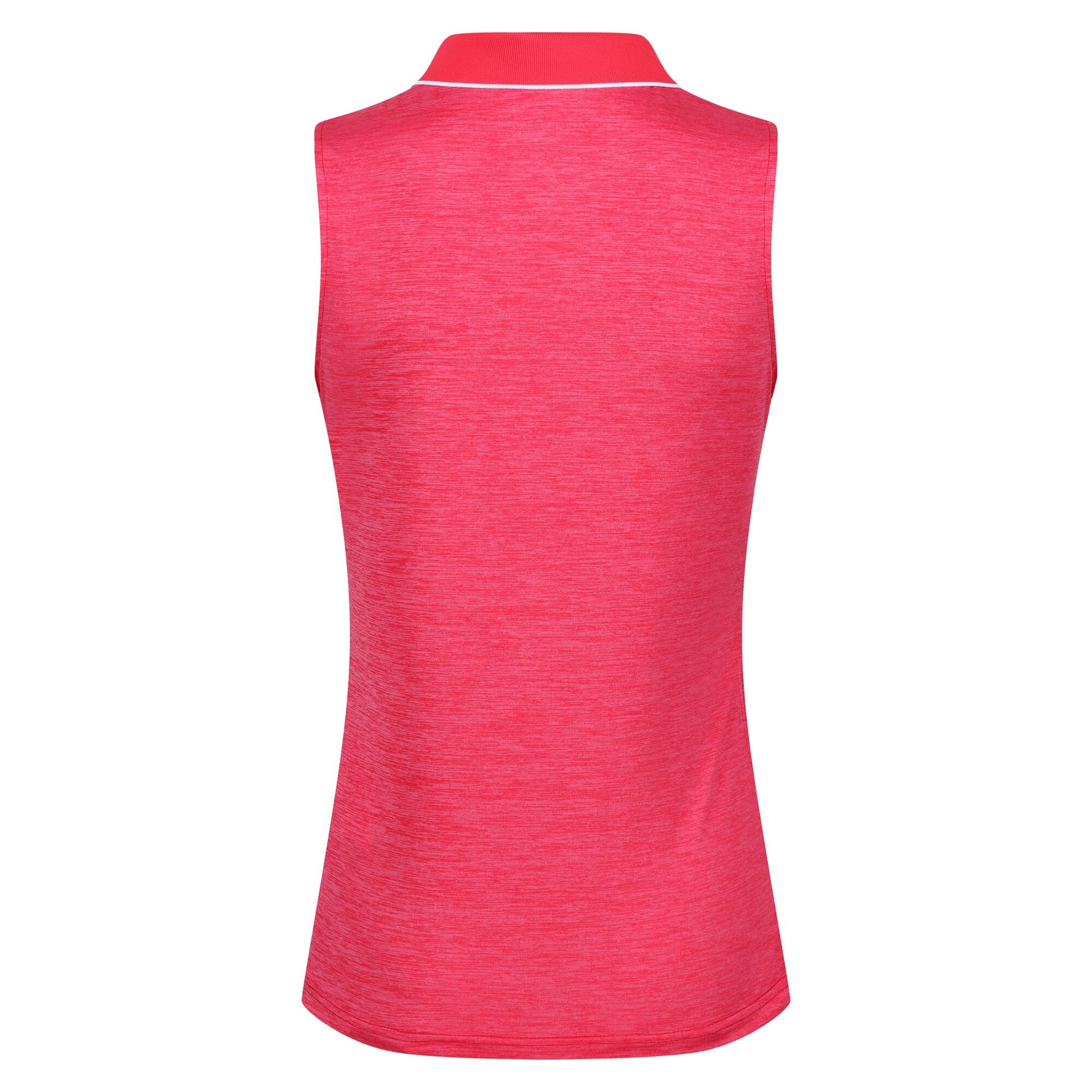 Pink Potion-Flamingo Pink - Back - Regatta Womens-Ladies Tima II Sleeveless Polo Shirt