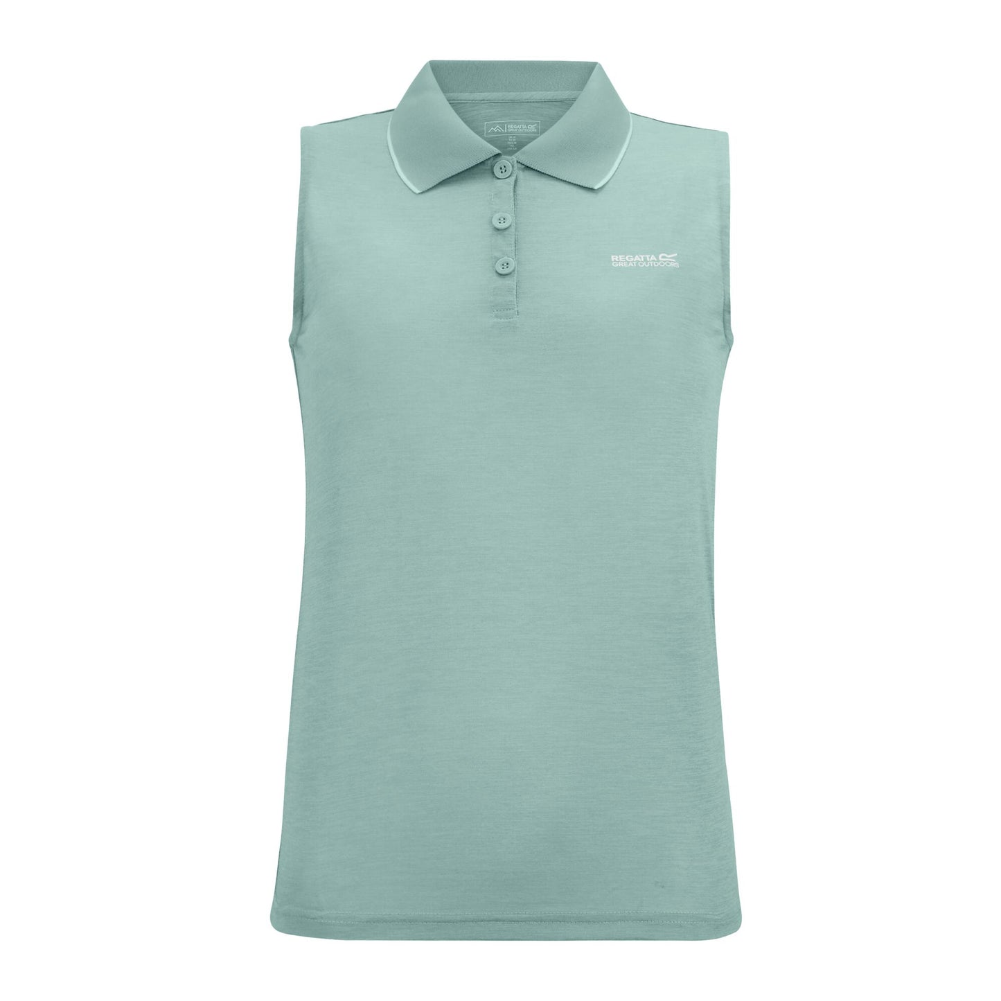Ivy Moss - Front - Regatta Womens-Ladies Tima II Sleeveless Polo Shirt