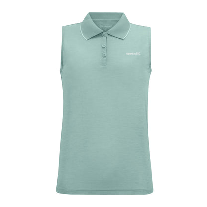 Ivy Moss - Front - Regatta Womens-Ladies Tima II Sleeveless Polo Shirt