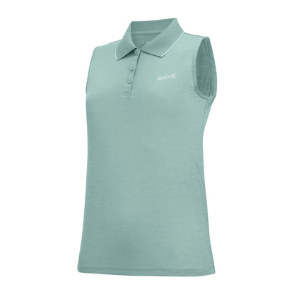 Ivy Moss - Side - Regatta Womens-Ladies Tima II Sleeveless Polo Shirt