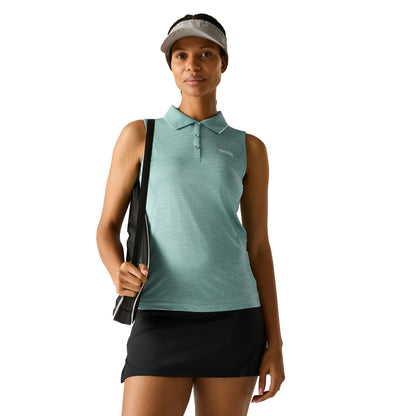 Ivy Moss - Lifestyle - Regatta Womens-Ladies Tima II Sleeveless Polo Shirt