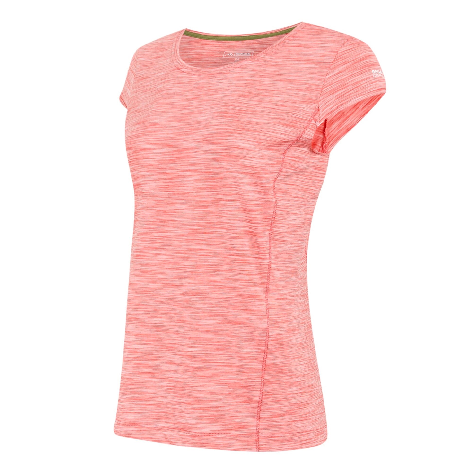 Peach Bloom - Side - Regatta Womens-Ladies Hyperdimension II T-Shirt