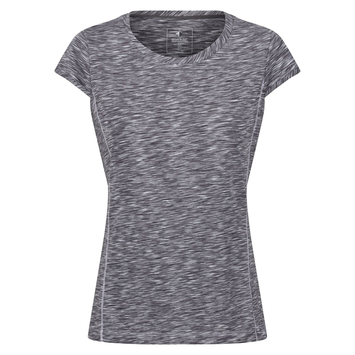 Seal Grey - Front - Regatta Womens-Ladies Hyperdimension II T-Shirt