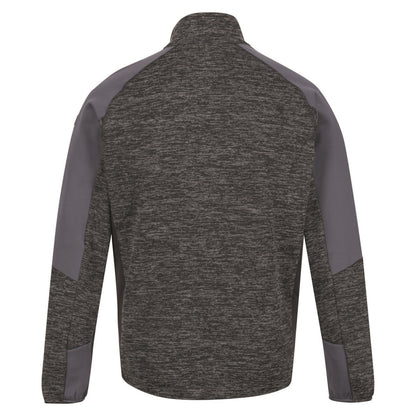 Black-India Grey - Pack Shot - Regatta Mens Coladane III Zip Fleece Jacket