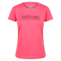 Tropical Pink - Front - Regatta Womens-Ladies Fingal VI Logo T-Shirt
