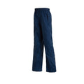 Midnight - Close up - Regatta Great Outdoors Kids Boys Adventure Tech Pack It Waterproof Overtrousers