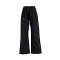 Black - Front - Regatta Great Outdoors Kids Boys Adventure Tech Pack It Waterproof Overtrousers