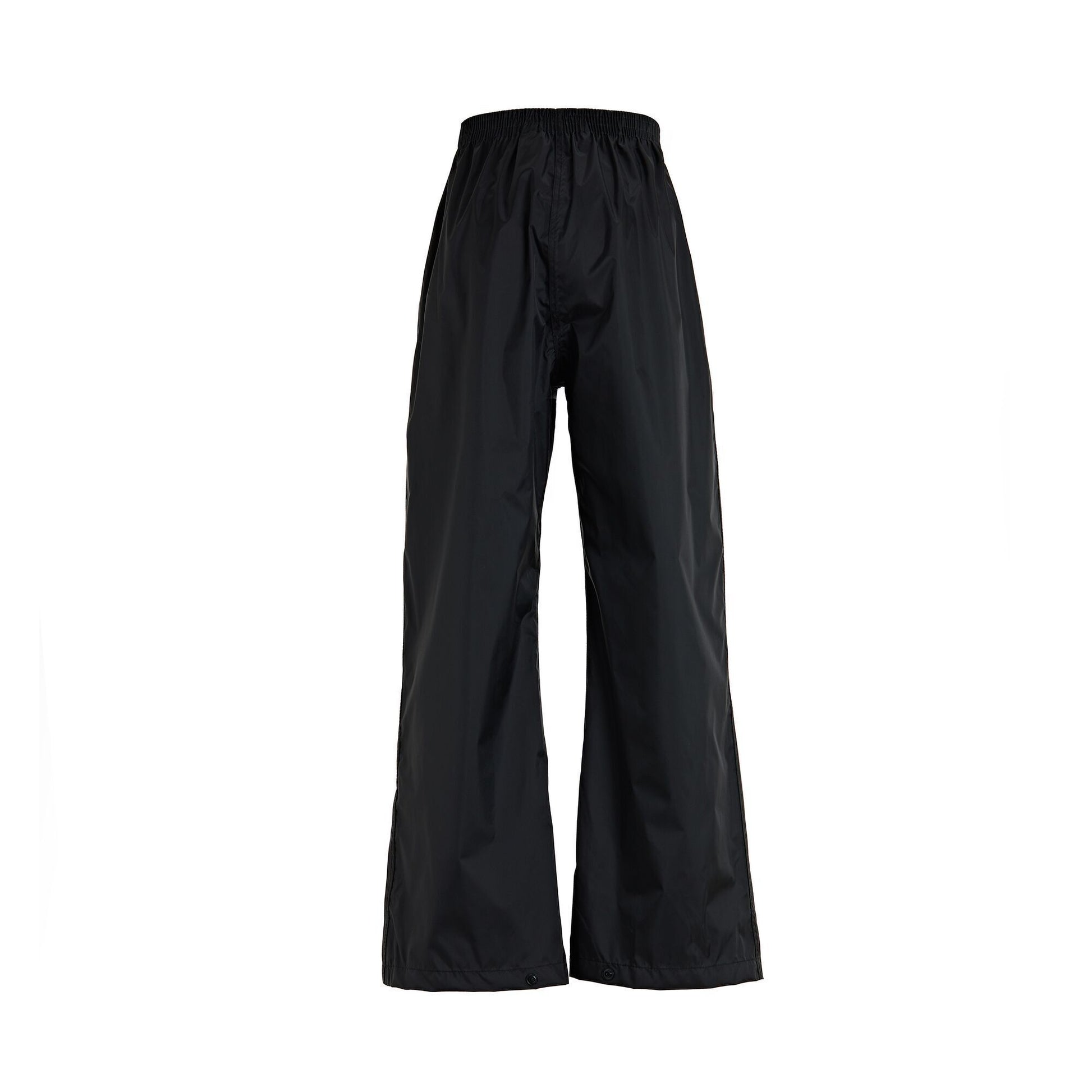 Black - Lifestyle - Regatta Great Outdoors Kids Boys Adventure Tech Pack It Waterproof Overtrousers