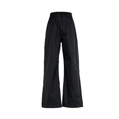 Black - Lifestyle - Regatta Great Outdoors Kids Boys Adventure Tech Pack It Waterproof Overtrousers