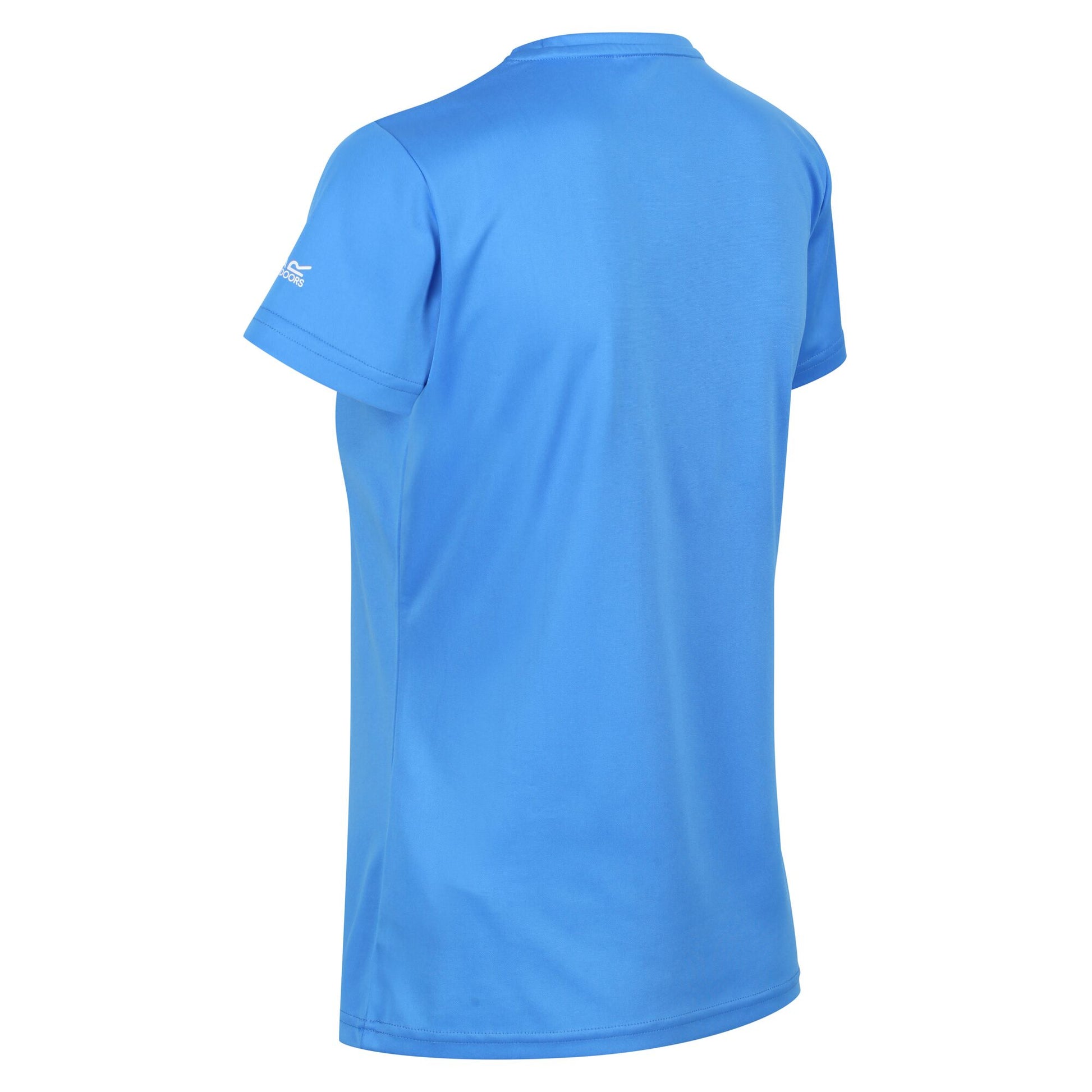Sonic Blue - Close up - Regatta Womens-Ladies Fingal VI Mountain T-Shirt