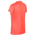 Neon Peach - Close up - Regatta Womens-Ladies Fingal VI Mountain T-Shirt