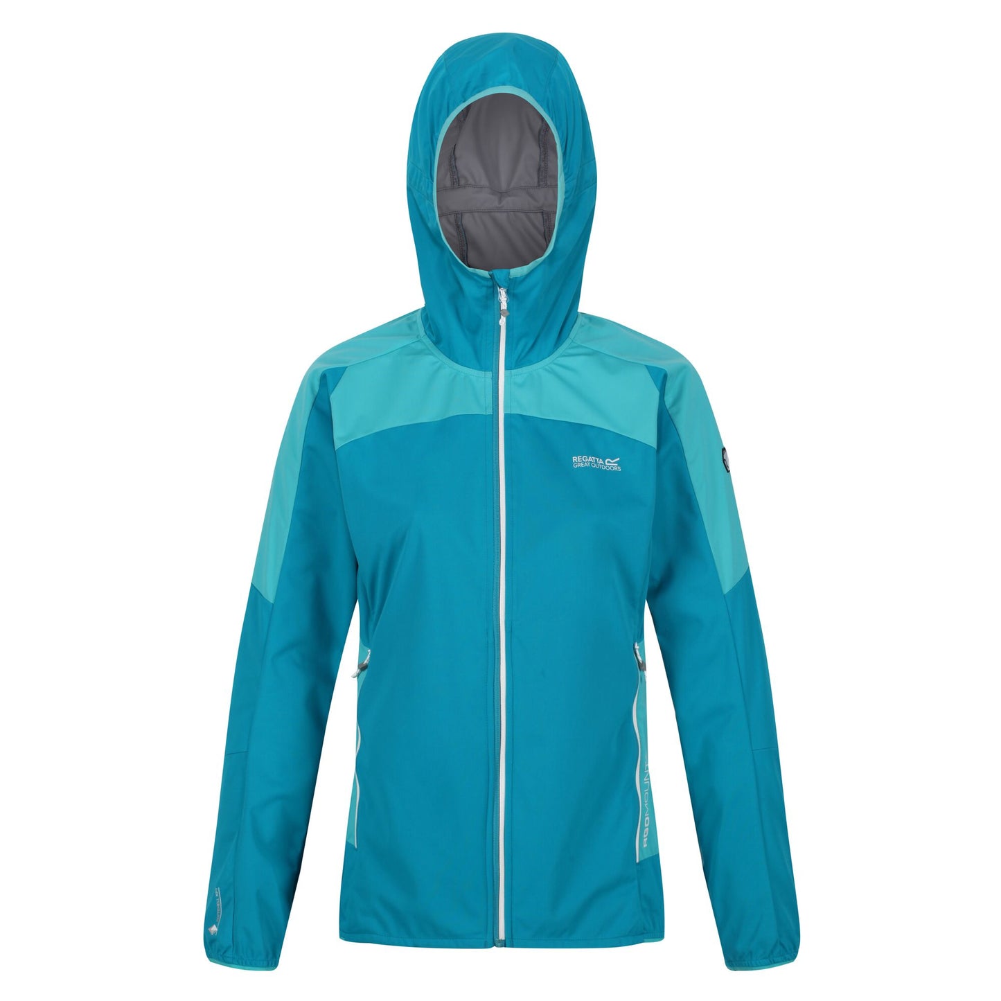 Enamel-Turquoise - Front - Regatta Womens-Ladies Tarvos IV Softshell Jacket