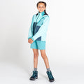 Meadowbrook Green-Aqua Splash - Pack Shot - Dare 2B Childrens-Kids In The Lead III Recycled Waterproof Jacket