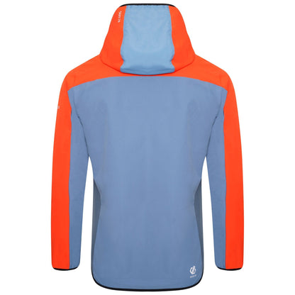 Burnt Salmon-Orion Grey - Pack Shot - Dare 2B Mens Aptile II Softshell Jacket