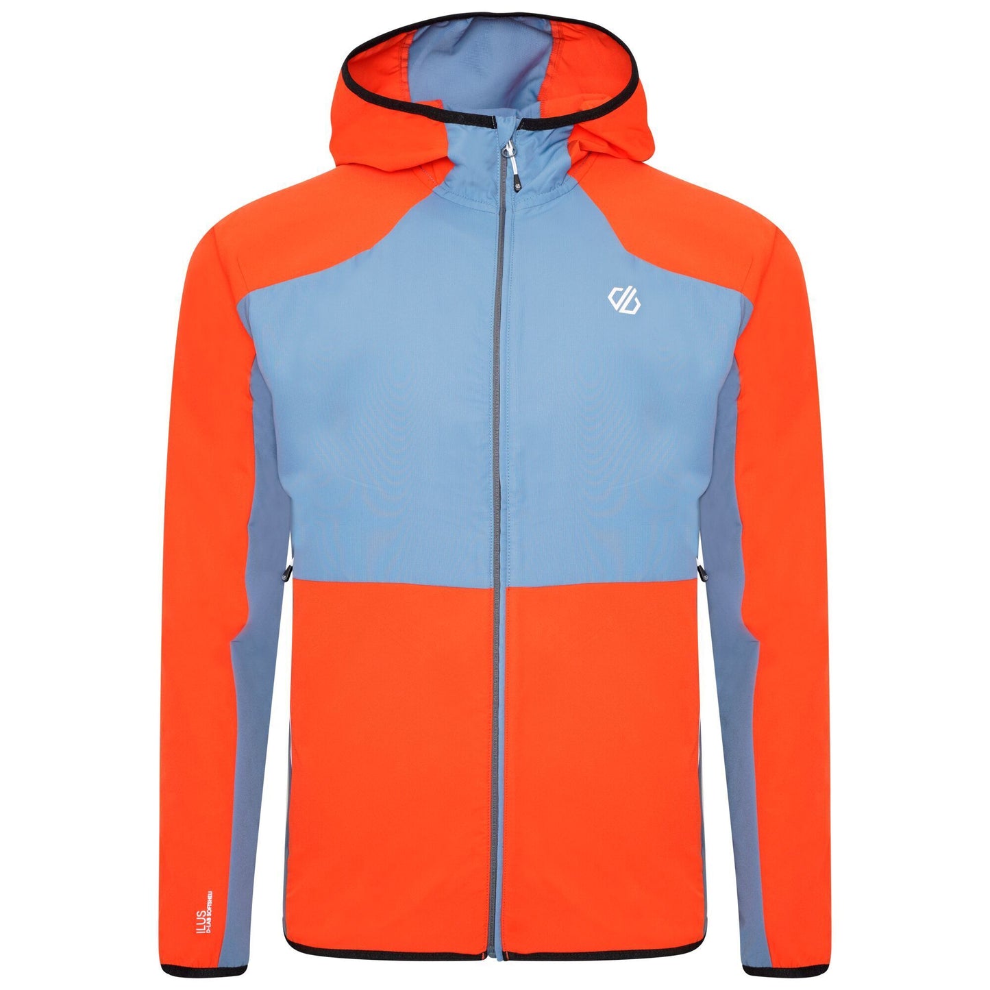 Burnt Salmon-Orion Grey - Front - Dare 2B Mens Aptile II Softshell Jacket