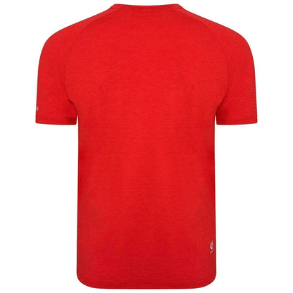 Danger Red - Back - Dare 2B Mens Persist Marl T-Shirt